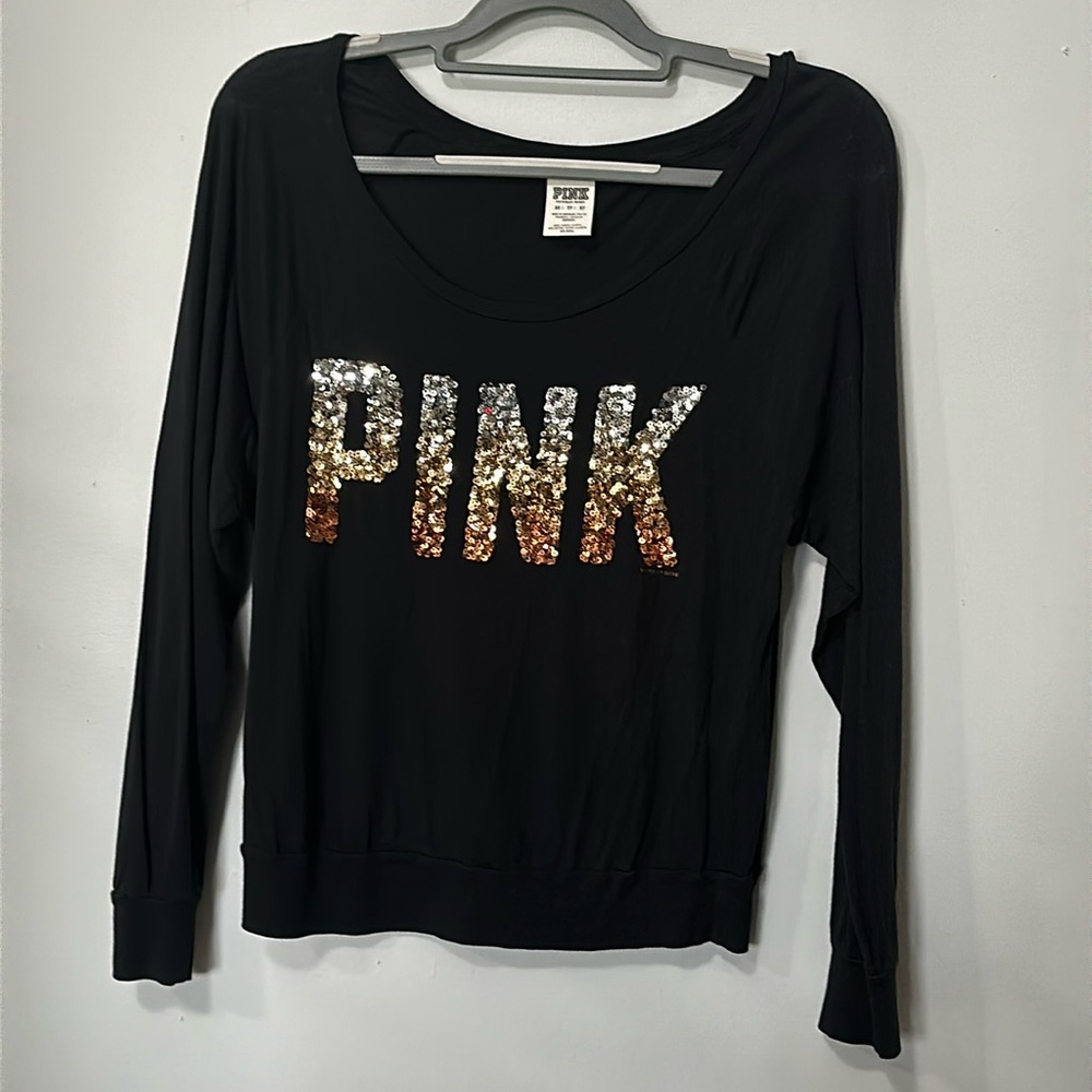 Black PINK long sleeve T-shirt